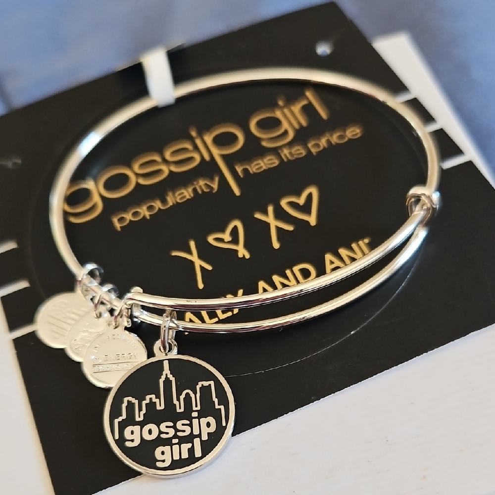 Alex and Ani Silver Gossip Girl Bracelet